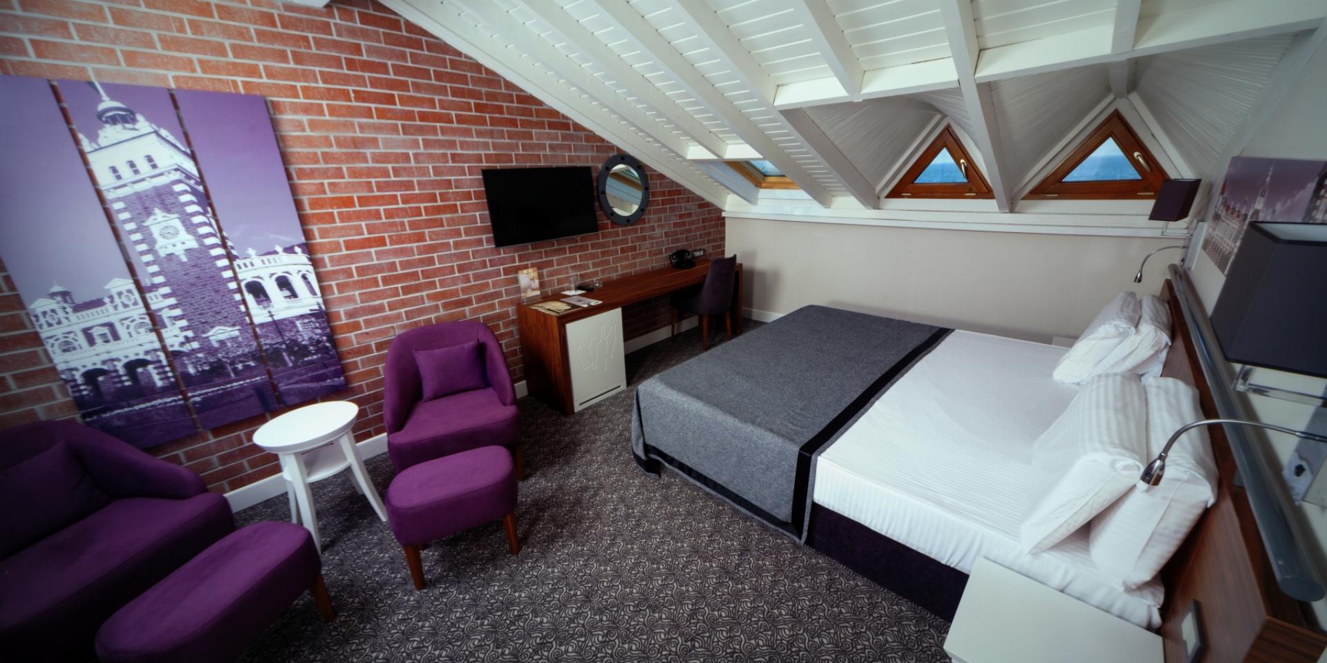 Deluxe Şehir Manzaralı Çatı Oda