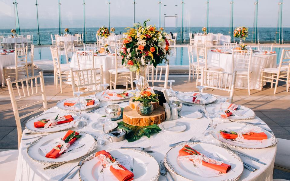 Poolside Wedding