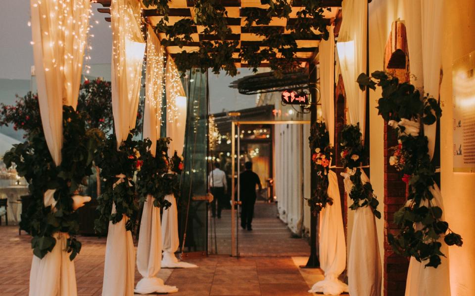 Poolside Wedding