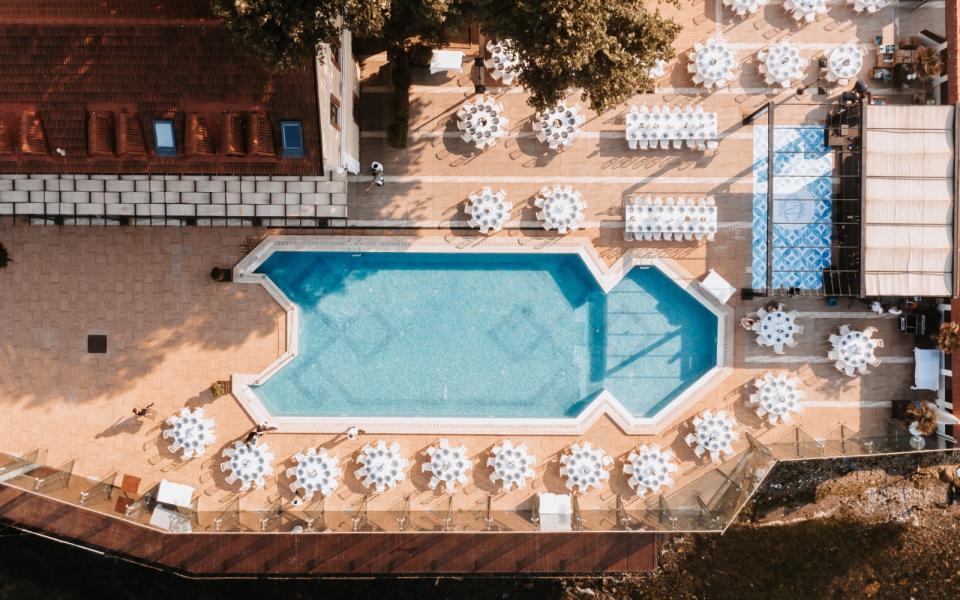 Poolside Wedding