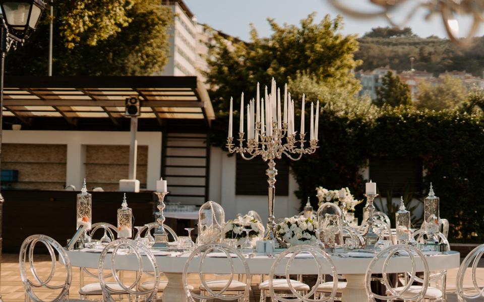 Poolside Wedding