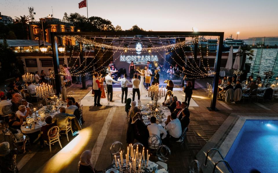 Poolside Wedding