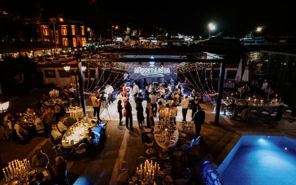 Poolside Wedding